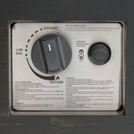 Modern Dark Grey 40' Outdoor Iron Propane Fire Pit