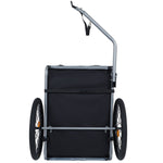 Large Folding Bike Trailer for Dogs – 66LB Capacity All-Terrain Pet Carrier
