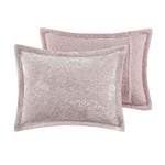 King/Cal King Crushed Velvet Sherpa Reversible Comforter Set