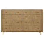 Stevie Sand Wash Natural Cane 4-Piece Eastern King Bedroom Set