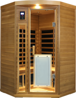 Low EMF Two person Far-infrared Red cedar Deluxe indoor pentagonal sauna room