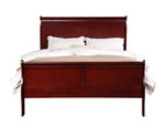 Louis Philippe Sleigh Style Bed