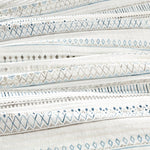 3 Piece Printed Microfiber Seersucker Quilt Set Taupe/Blue Full/Queen