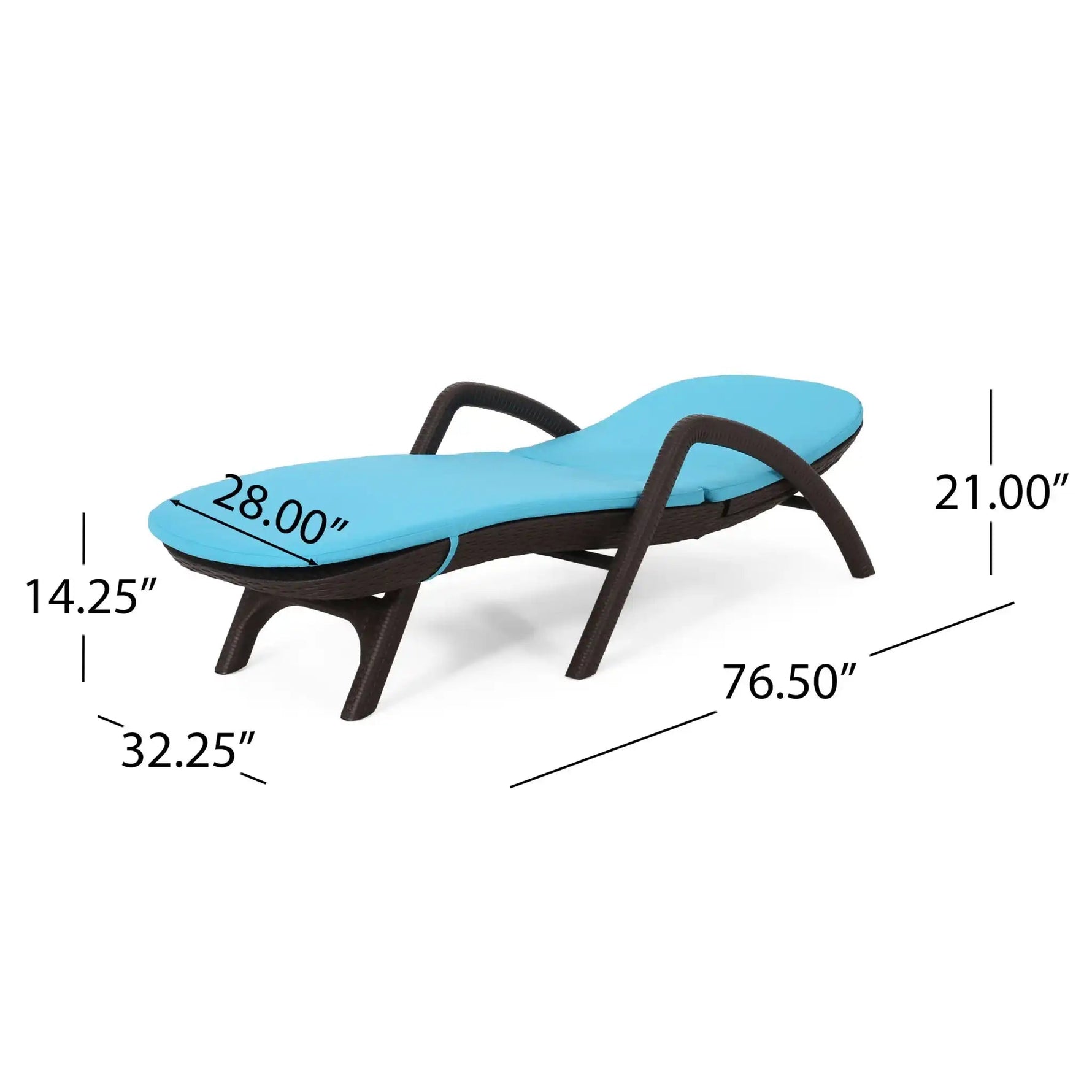 Mikael Chaise Lounge With Cushion