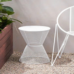 Nevada Contemporary Side Table with Mesh Design