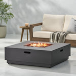 Modern Square Fire Pit With 50,000 BTU
