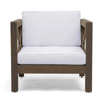 Brava Mid-Century Modern Club Chair with Water Resistant Cushions