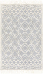 Ramsbury Denim Blue Wool Rug