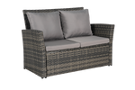 4 Pieces Outdoor Patio Furniture Sets Garden Rattan Chair Wicker Set
