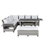 Tomax 5-Piece Outdoor Patio Rattan Sofa Set