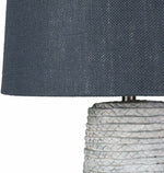 Dingras Pale Blue Jute Table Lamp - Clearance