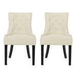 Cheney Contemporary Dining Chair Tufted Upholstery (Set of 2)