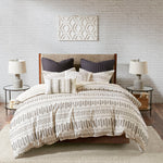 Full/Queen Cotton Jacquard Duvet Cover Mini Set