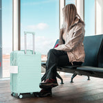 Set 3PCs 20'/24'/28' ABS Spinner Wheel Luggage - Mint Green