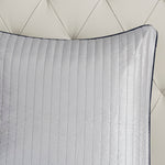 12 Piece Comforter Set with Cotton Bed Sheets Navy Queen