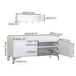 Wall Mounted Entryway Shelf With Hooks And Storage Bench Set - Off White