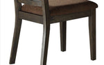 Jameson Side Chair Set of 2 Brown Espresso