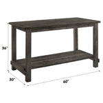 Martha II 7-Piece Counter Height Dining Room Set - Gray