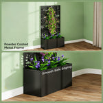 Stylish Plant Bed, Freestanding or Wall Mounted Plant Bed