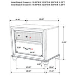 Randall White 5-Piece Queen Bedroom Set