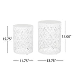 Outdoor Metal Modern Design End Table