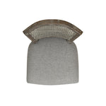 Triomphe Rattan Wicker High Back Armless Counter Bar Stool