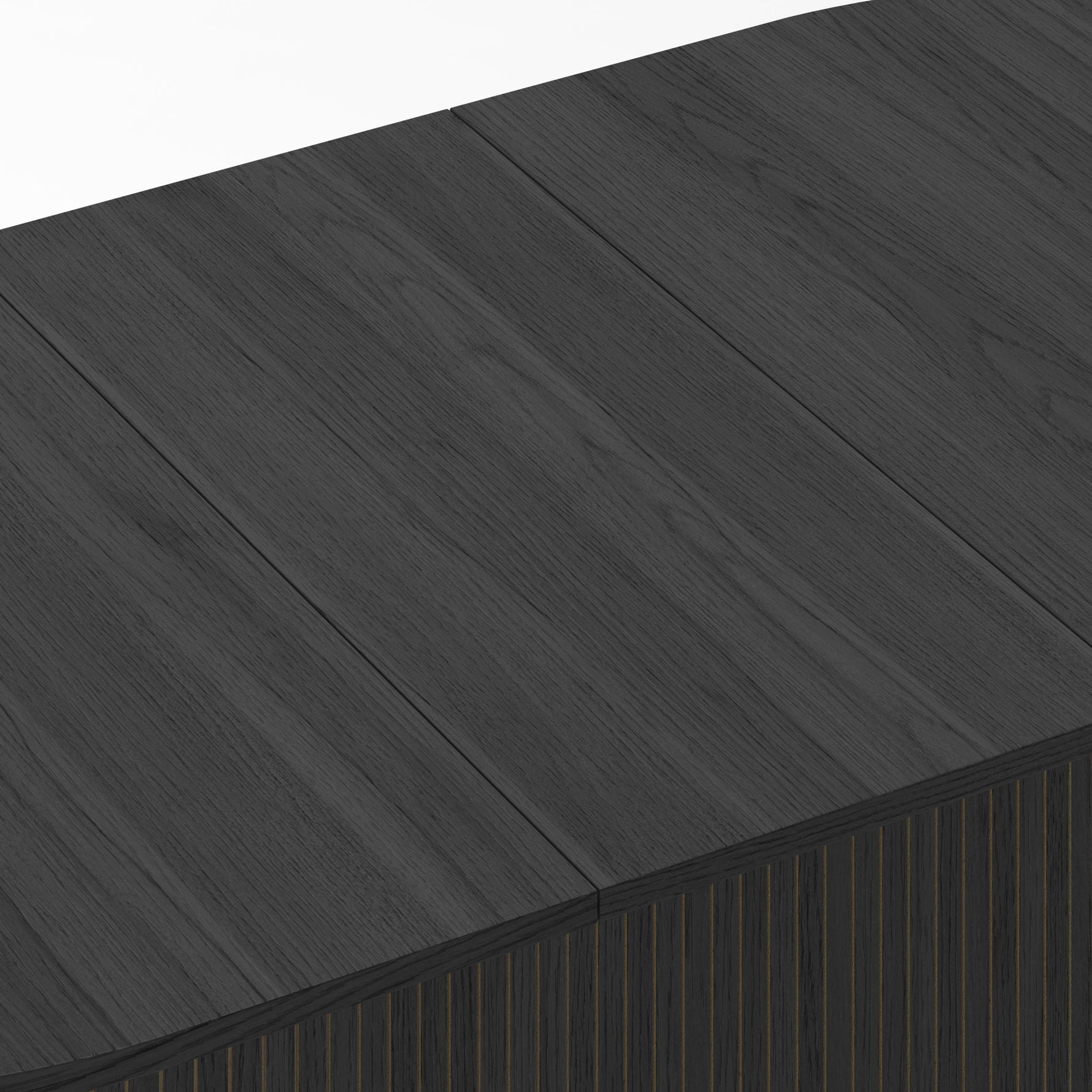 55.11'-70.86' Extendable Dining Table with Striped Legs