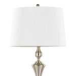 Flint 30" Contemporary Metal Table Lamp with USB Port