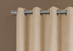 2 Pieces Set Room Darkening Curtain Panels with Grommet
