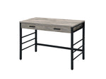 Disho Weathered Writing Desk With USB - Oak