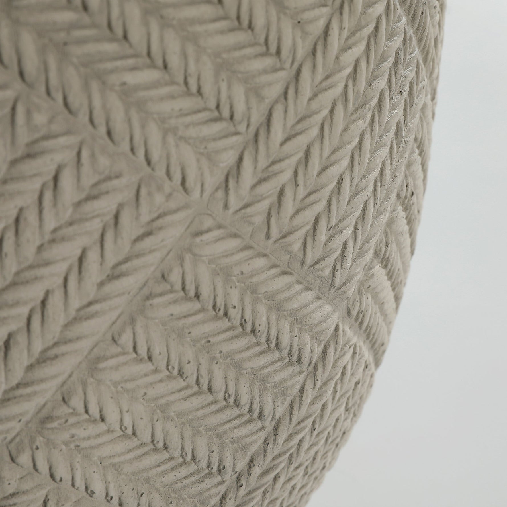 Round Concrete Planter Set of 2