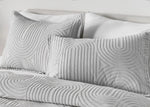 BedGear Performance Duvet Set, Queen - Grey/Racetrack
