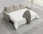 Leira Beige Linen Pull Out Sleeper