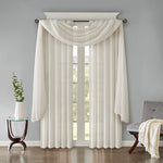 Solid Crushed Curtain Panel Pair (2 Pcs Window Panels)