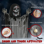 74" Animated Skeleton Witch of the Haunted Hollow