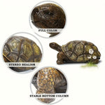 21.3" Large Realistic Resin Turtle Garden Sculpture