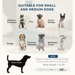 PawHut Elevated Pet Sofa Bed for Small and Medium Dogs