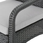 Cordoba KD Wicker 4 Piece Chat Set