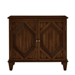 33.6' Retro Wooden Sideboard Buffet Cabinet with Storage