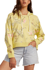 Women's Billabong Lemongrass Hoodie, Size Small - Yellow