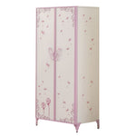 Priya II Synthetic Leather Purple Wardrobe