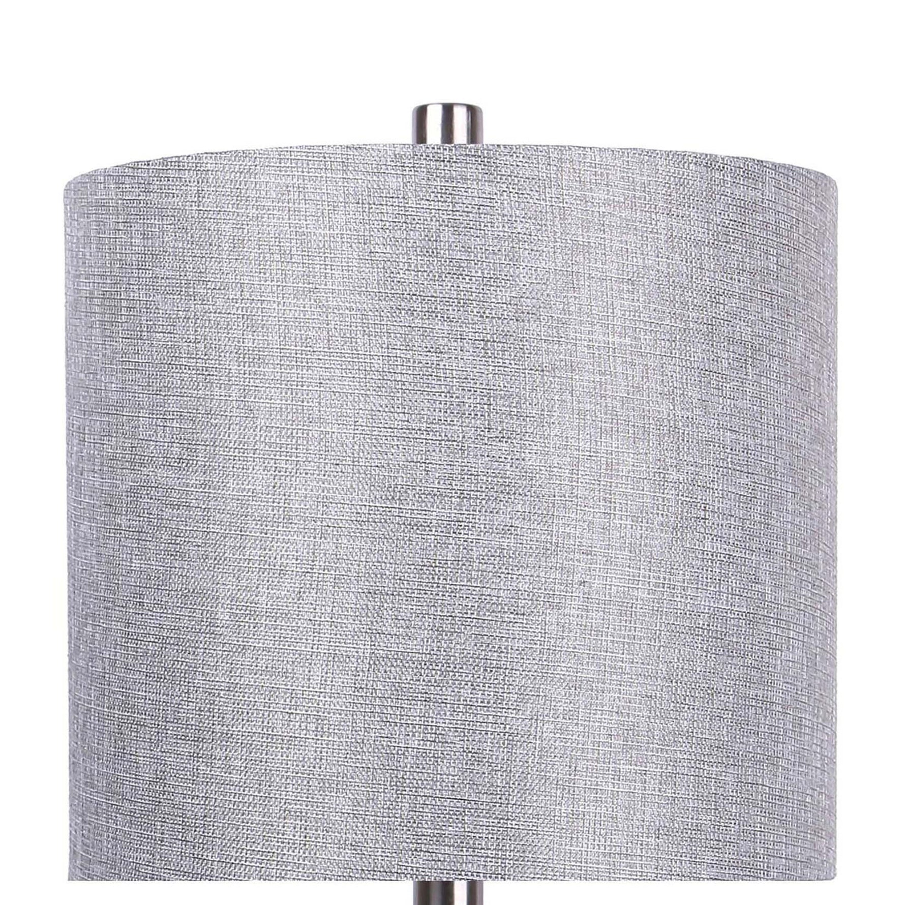 Gemma 23" Contemporary Metal Table Lamp Set of 2