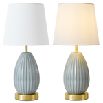 18-Inch Table Lamp Set of 2 with E26 Socket