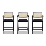 25.5" The Milano Ascensore™ Bar Stools — Set of Three