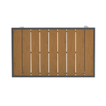 4-Pieces Outdoor Metal Patio Furniture Set with Cushions