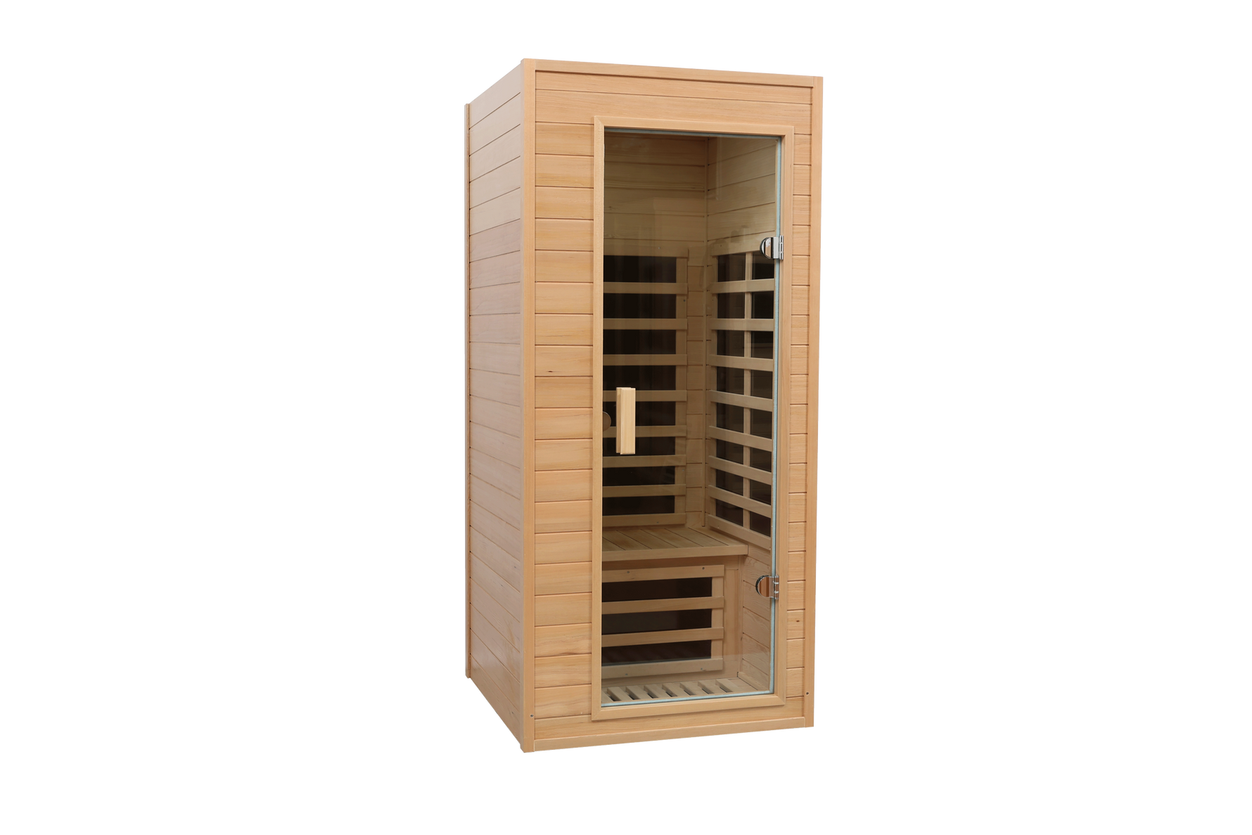 Hemlock One-person far infrared roof embedded indoor sauna room (Left & Right)