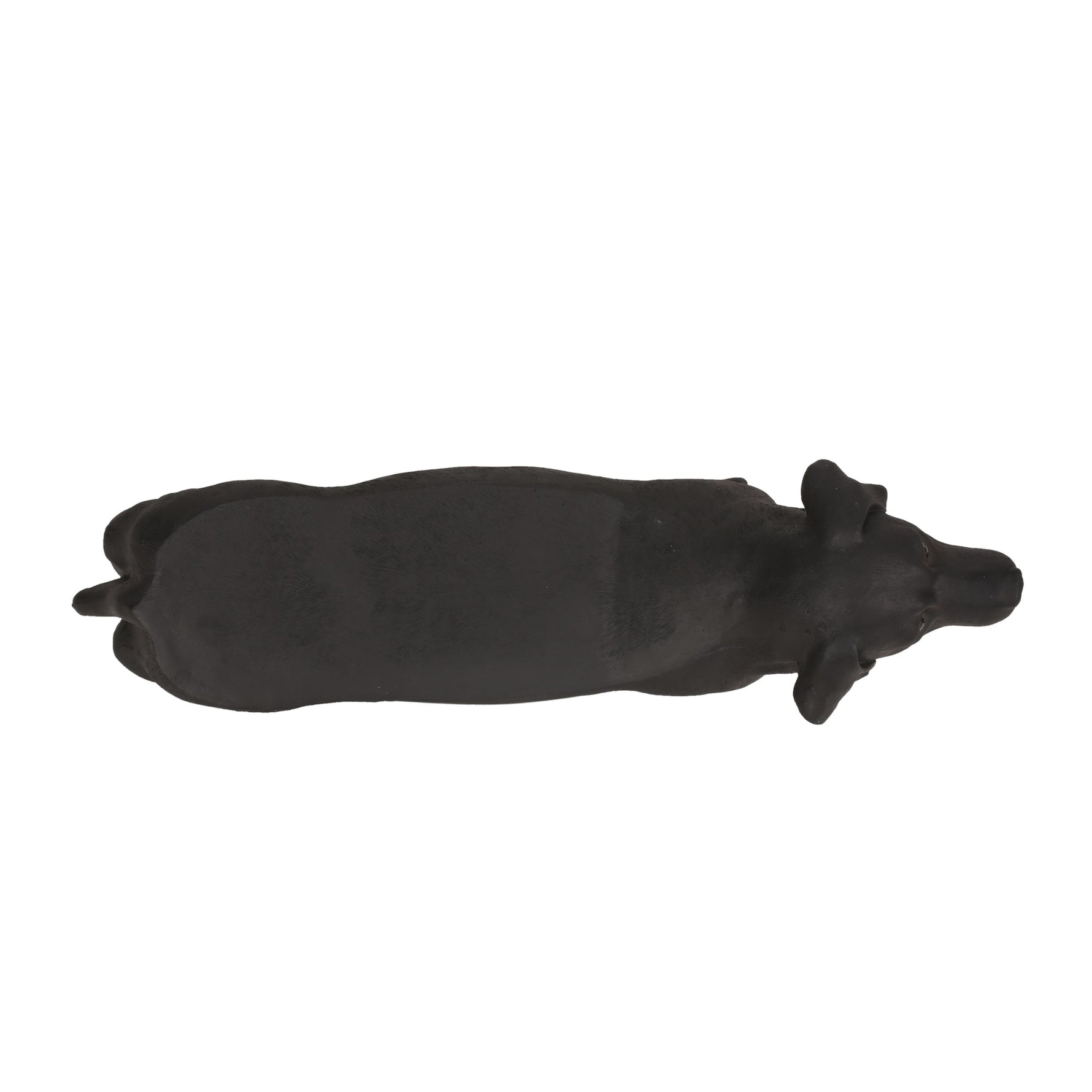 MGO Dog Bench - Outdoor Labrador Design, Matte Black
