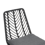 DEJA Chair 2PCS with 2 Cushions, Gray