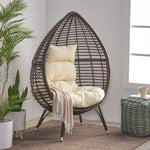 Cutter Teardrop Patio Chair with Water-Resistant Cushion