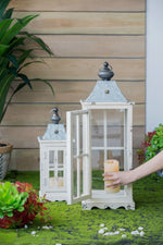 Wooden Candle Lantern Decorative Hurricane Lantern Holder